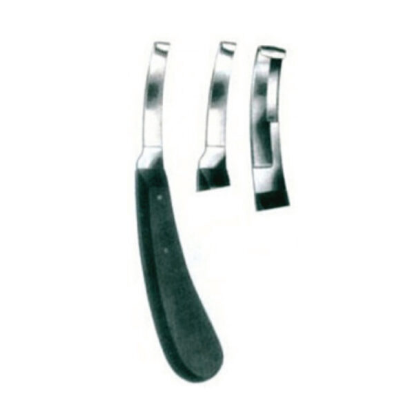 Hoof Knives with Wooden Handle